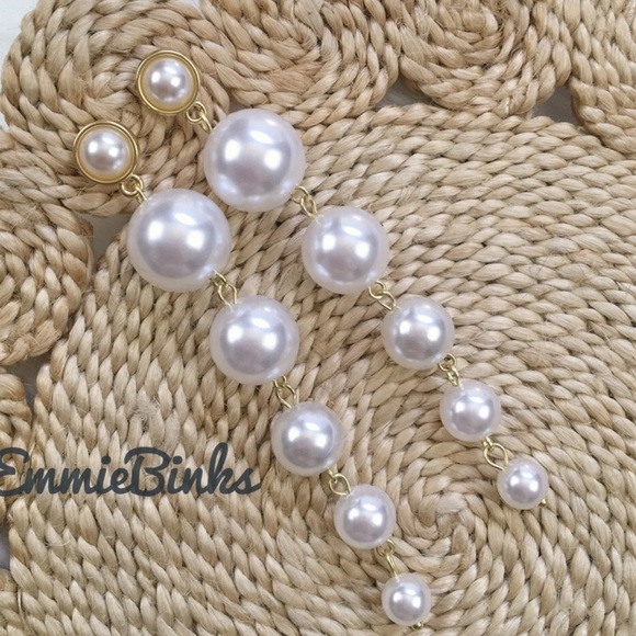 ✨3for$38  New Revolve Pearl Drop Earrings - Picture 8 of 13